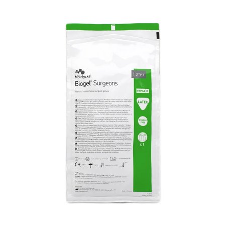 Gloves Surgical Latex P-F Biogel® Surgeons Size 6 Sterile Pair Latex Extended Cuff Length Micro-Textured Straw Not Chemo Approved (50PR/BX 4BX/CS) by Molnlycke Health Care US, LLC  ID 30460